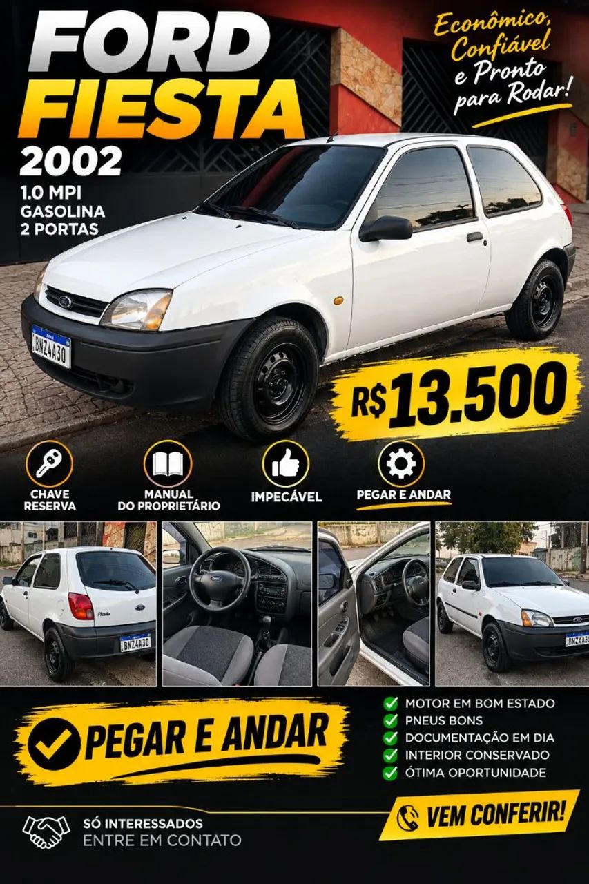 Ford Fiesta Street/ Action 1.0 8V 5P 2002