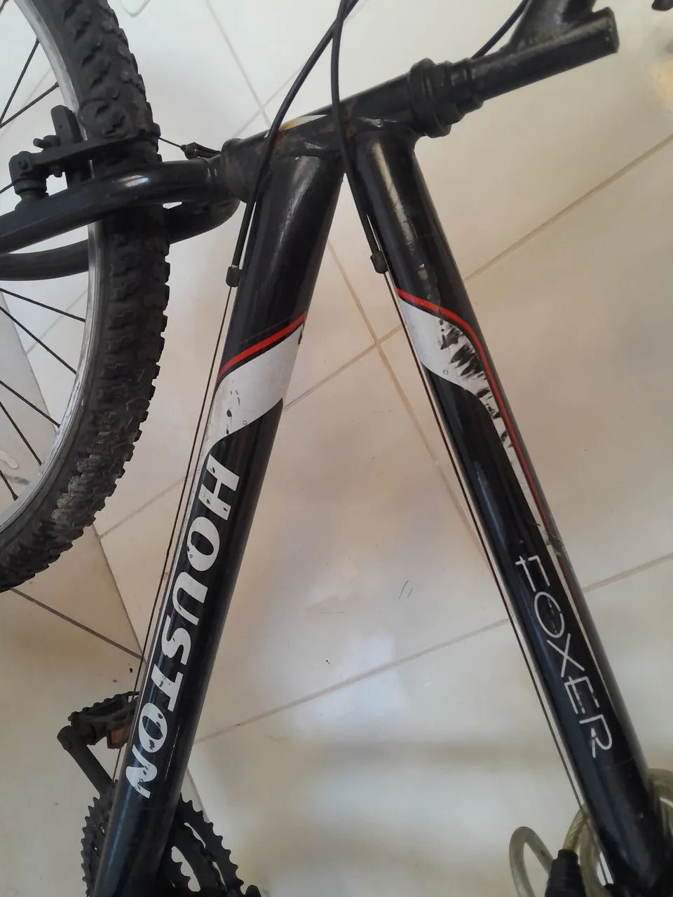 Bicicleta Houston aro 26 com cadeirinha (leia o anuncio) - Foto 4