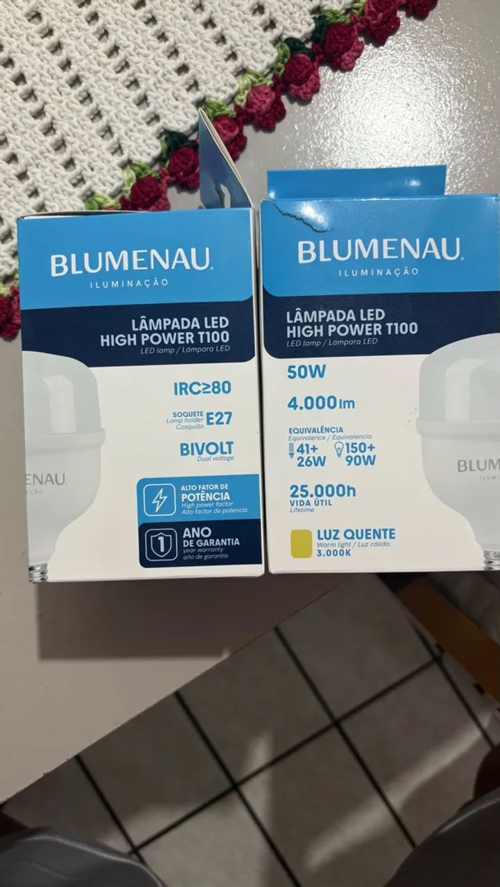 Lâmpada LED Blumenau 50W 4000 Lumens - Foto 2