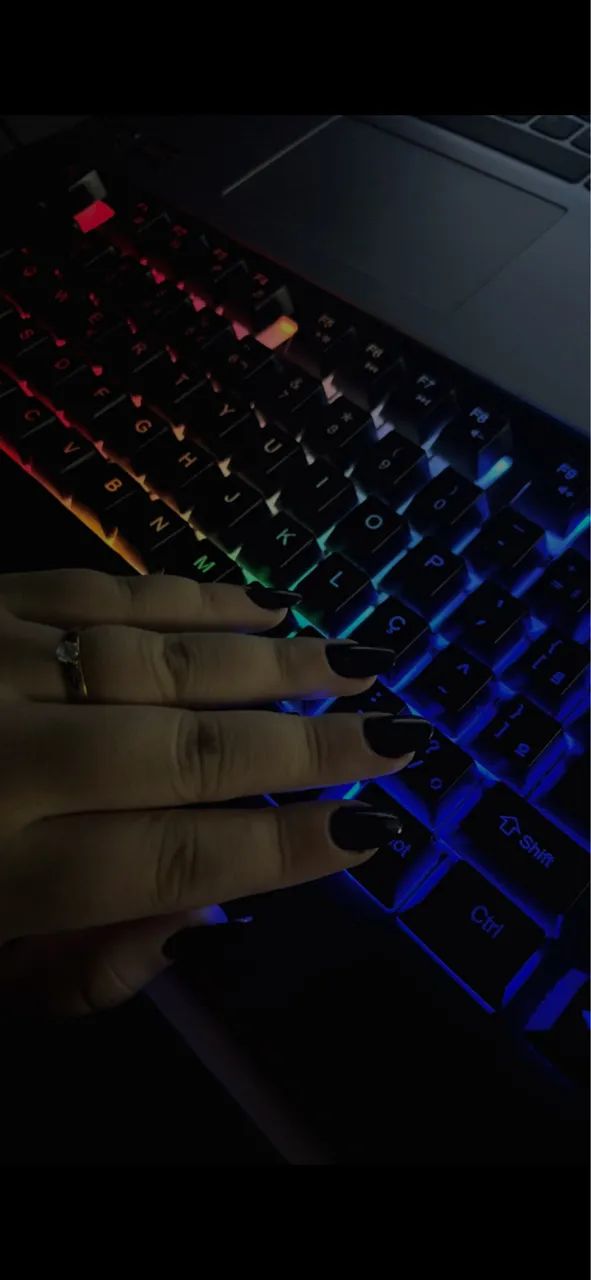 Teclado e Mouse Gamer (com led arco íris) - Foto 3