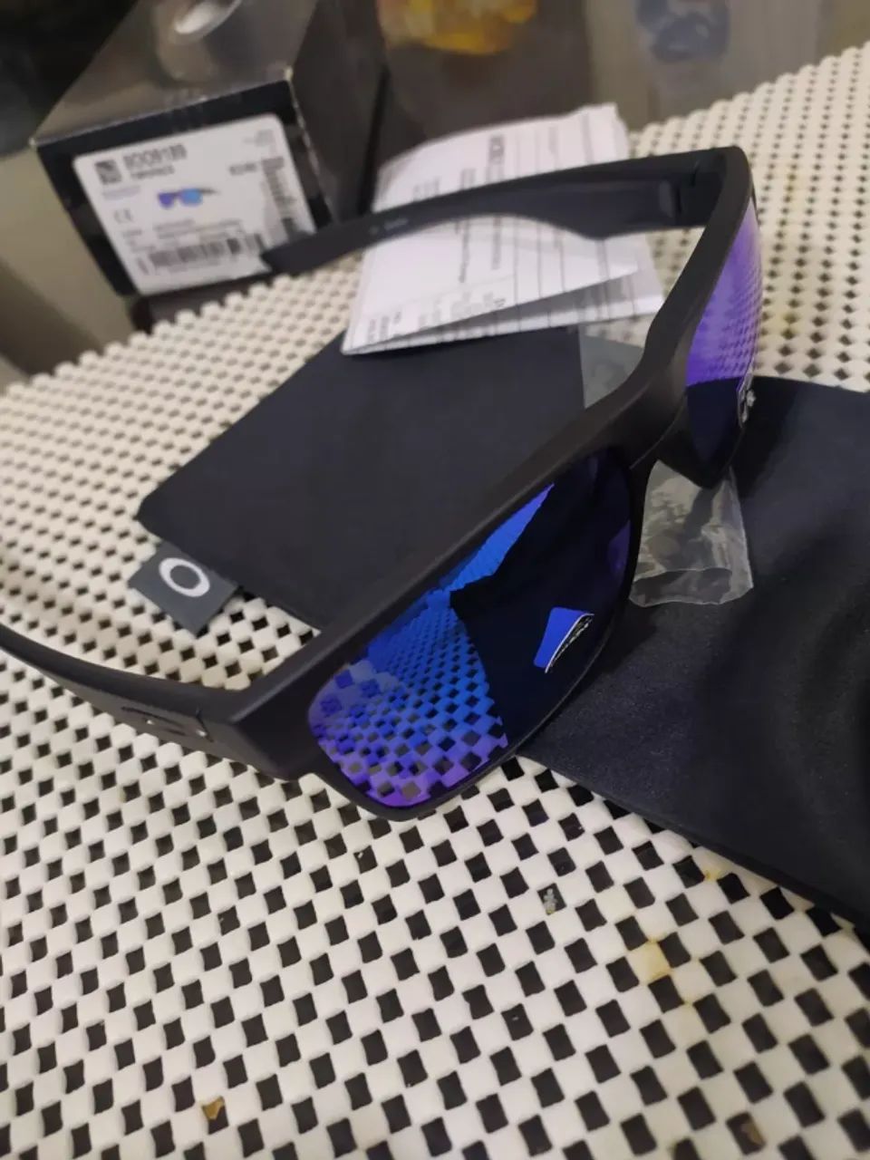 Oculos Oakley Two Face - Azul Sapphire - Foto 3