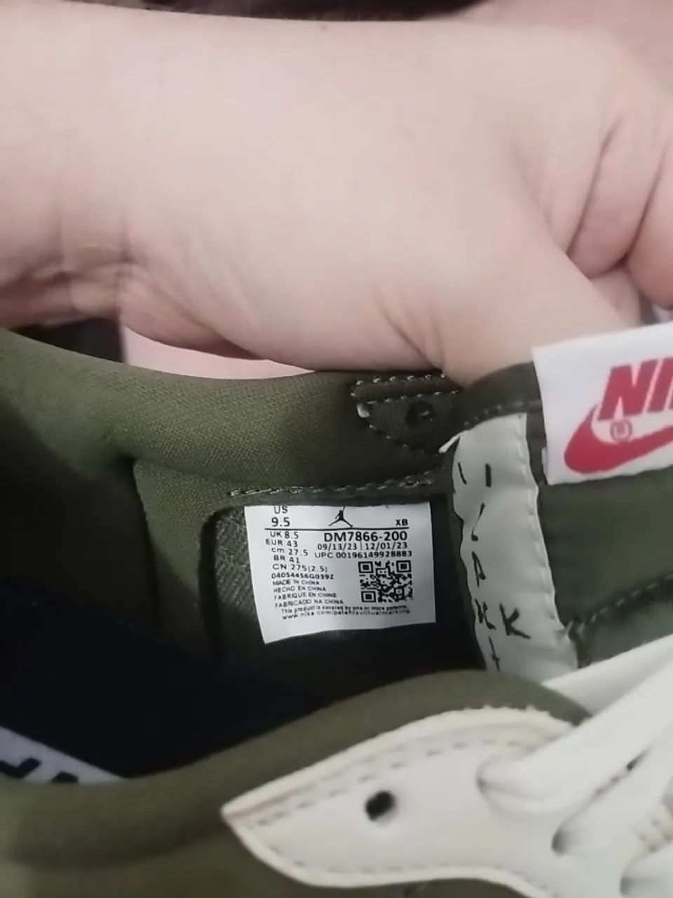 Air Jordan 1 Low Travis Scott Medium Olive - Foto 4