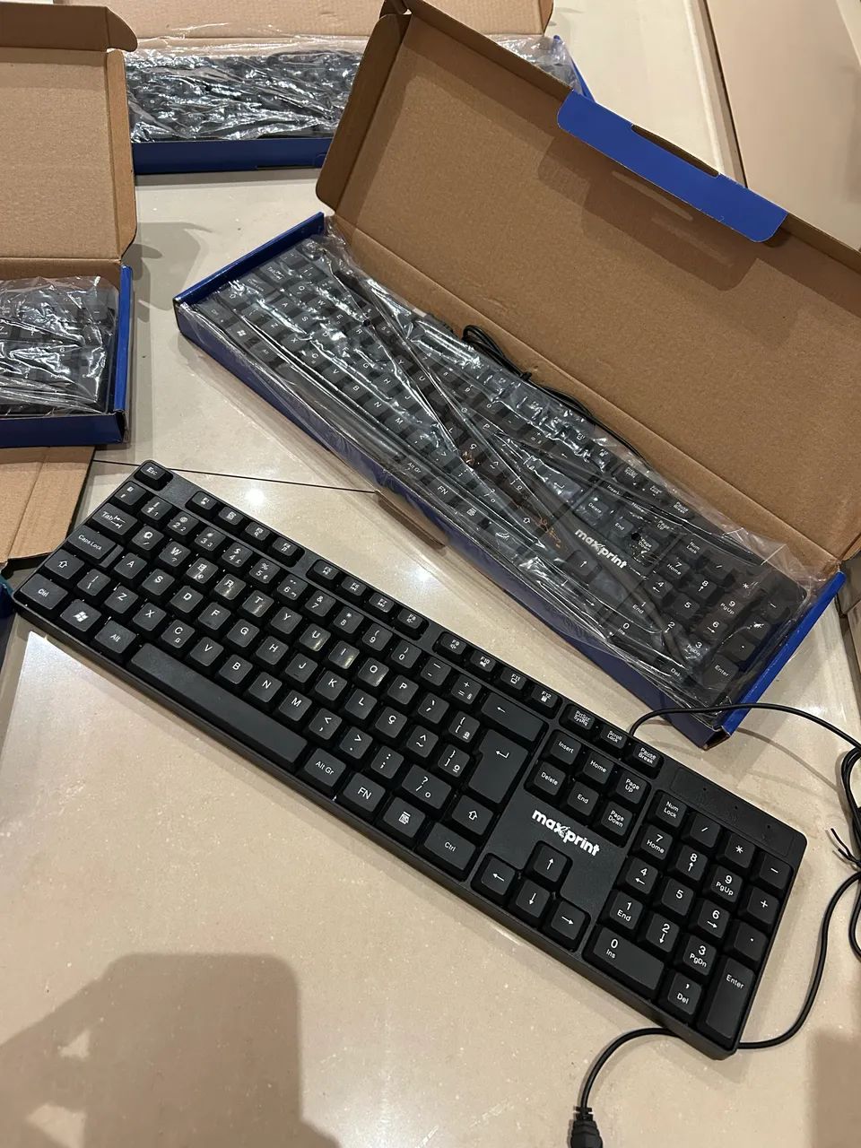Teclado com Fio USB 2.0 Preto Maxprint - Foto 2