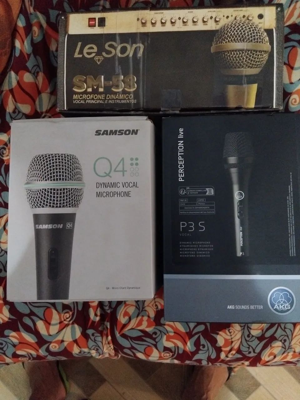 Vendo microfone.kadosh k98  samsom e akg p3s