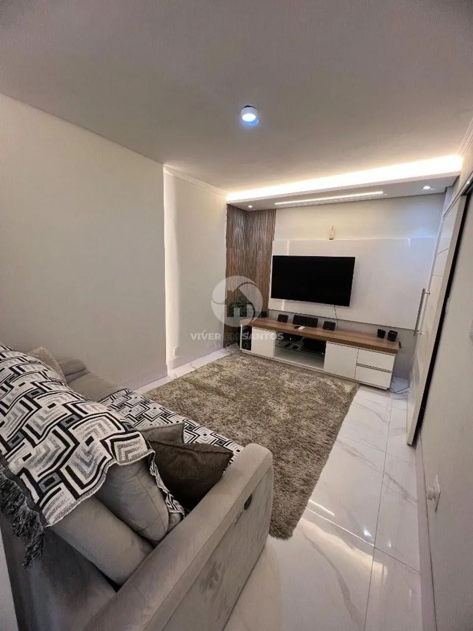 3 quartos Próximo da praia- Boqueirão-Santos - Foto 4