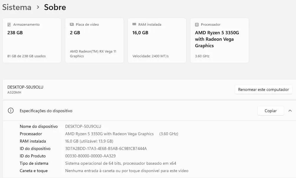 Computador Ryzen 5, 16 GB RAM + SSD - Foto 2