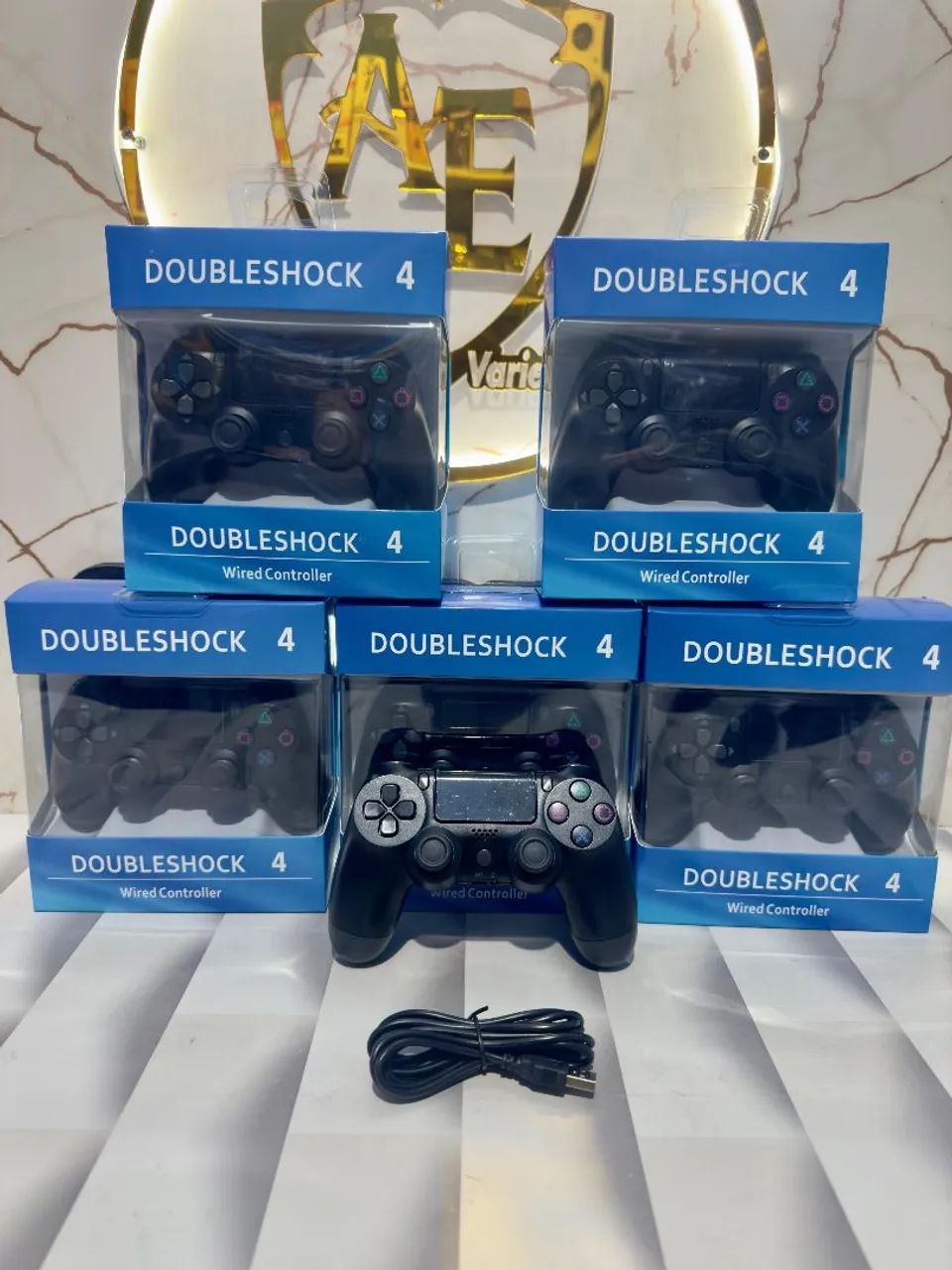 Controle para ps4 e Pc Com Fio 