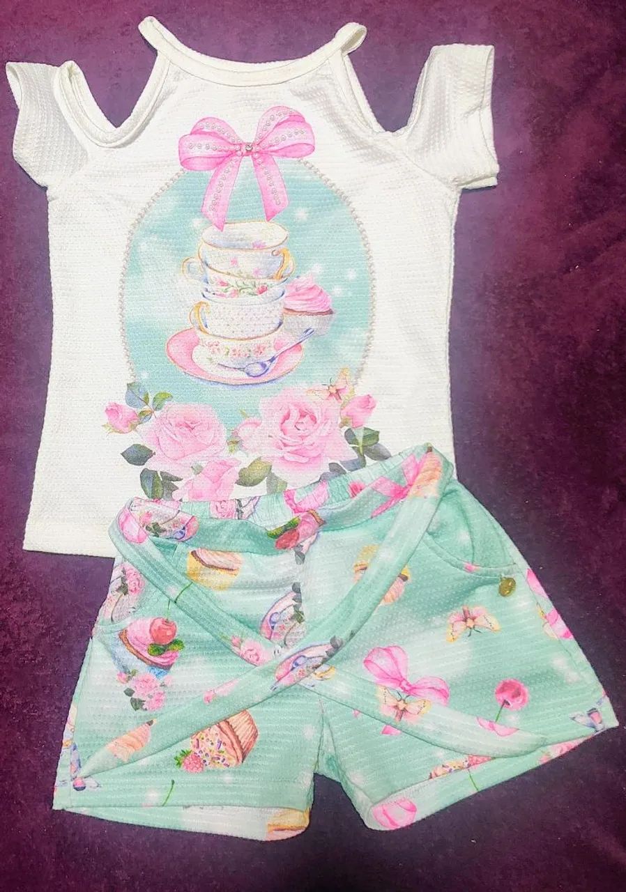Conjunto feminino infantil 