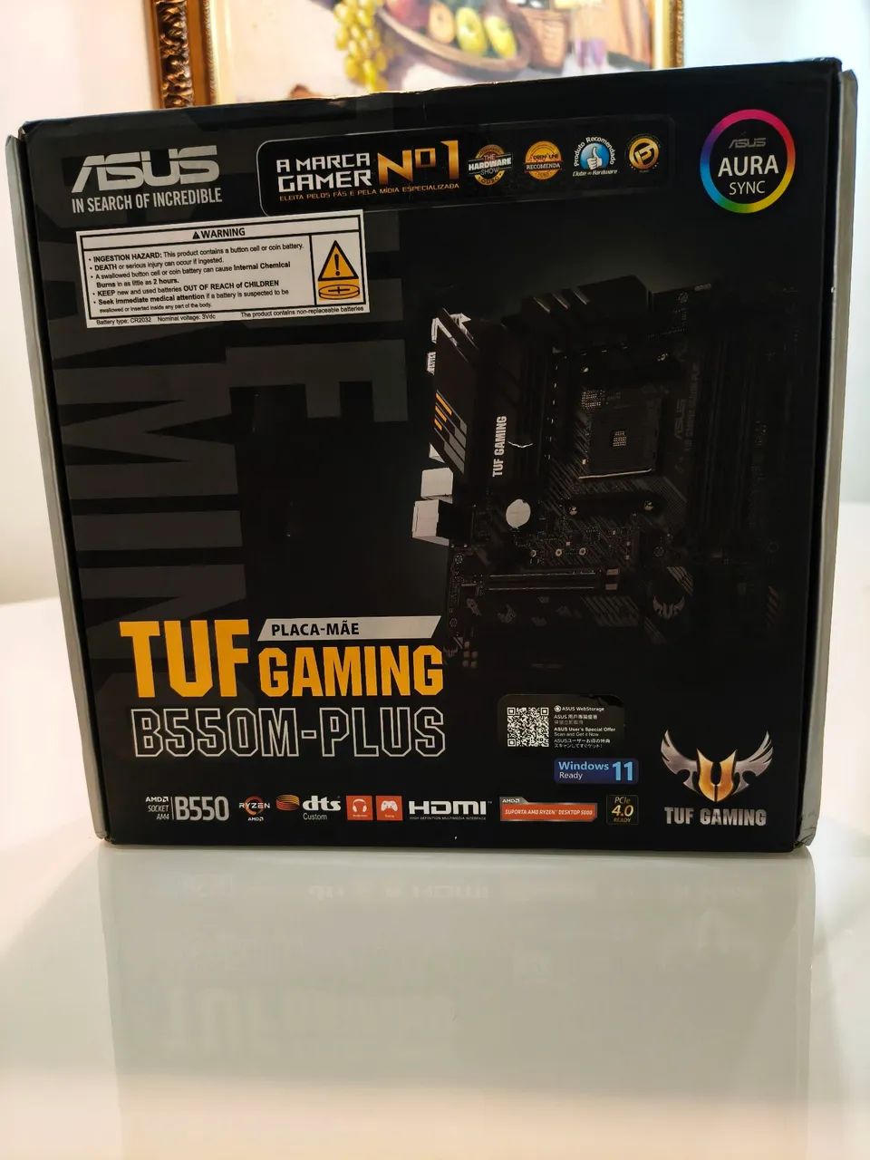 Placa-Mãe Asus TUF B550M-Plus - NOVA