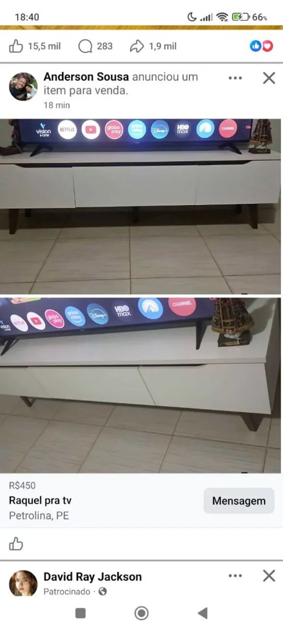 Rack para tv