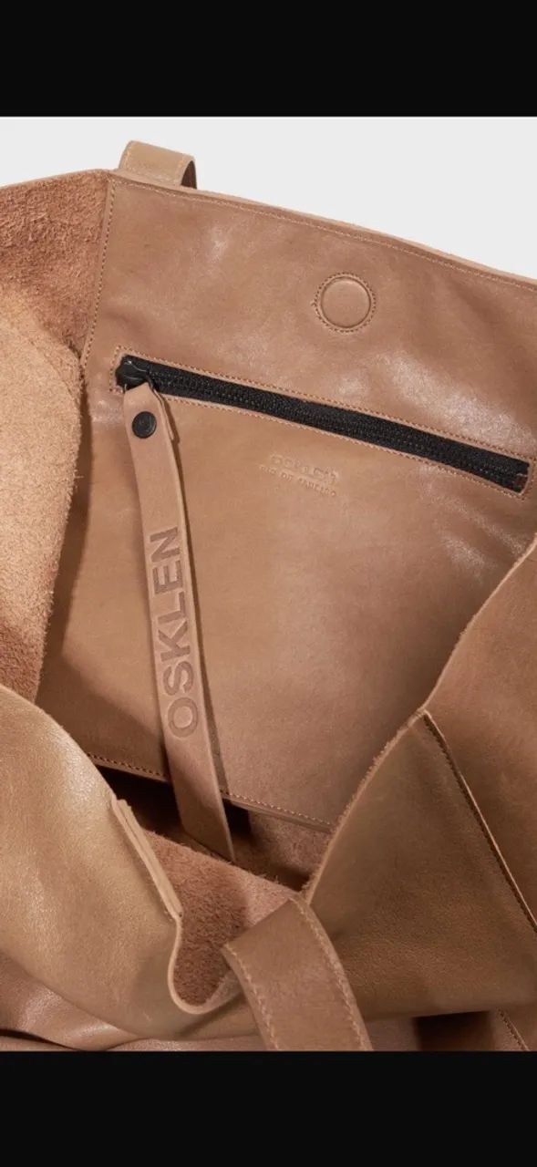 Bolsa em couro Osklen  - Foto 3