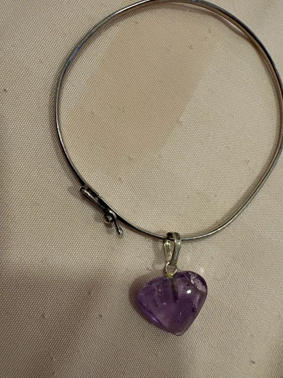 Pulseira bracelete prata com dois pingentes 925
