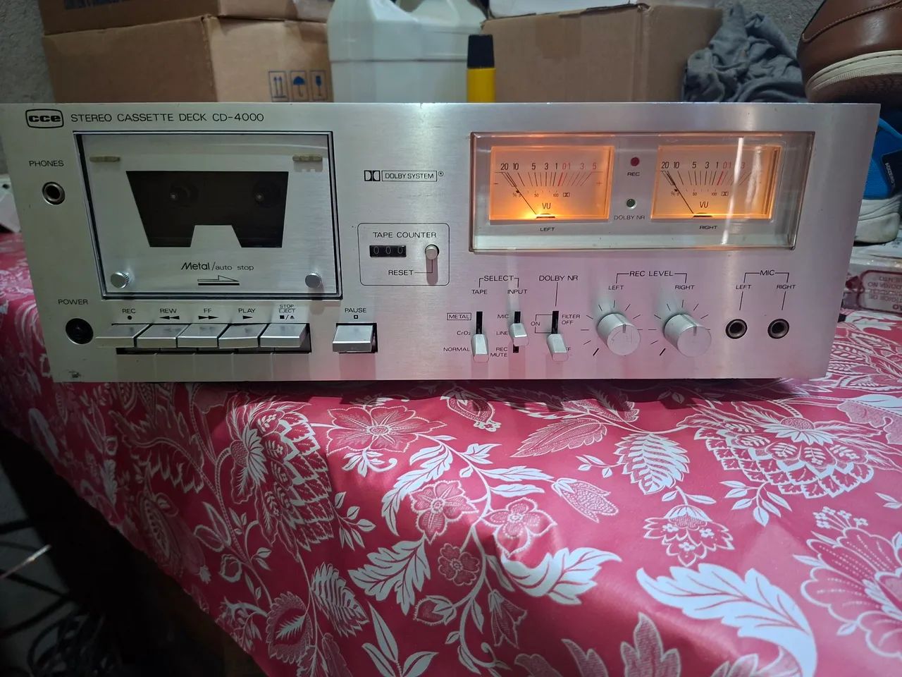 Tape deck cce cd4000 n gradiente polyvox  - Foto 3