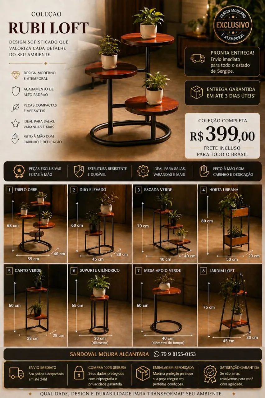 Móveis Sofisticado Decorativo 