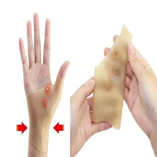 LUVA MAGNÉTICA DE SILICONE PARA PULSO E MÃO - Foto 4