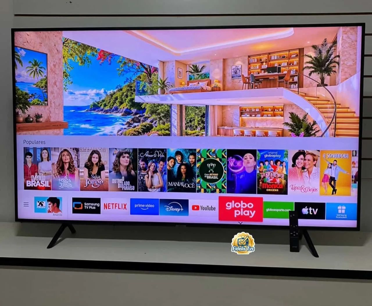 Smart tv Samsung 50 polegadas 4k, semi nova  - Foto 3