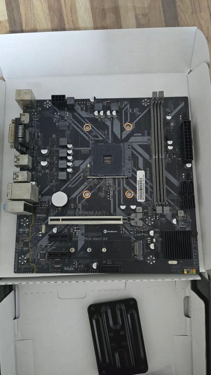 Placa-mãe goldentec b450M gaming
