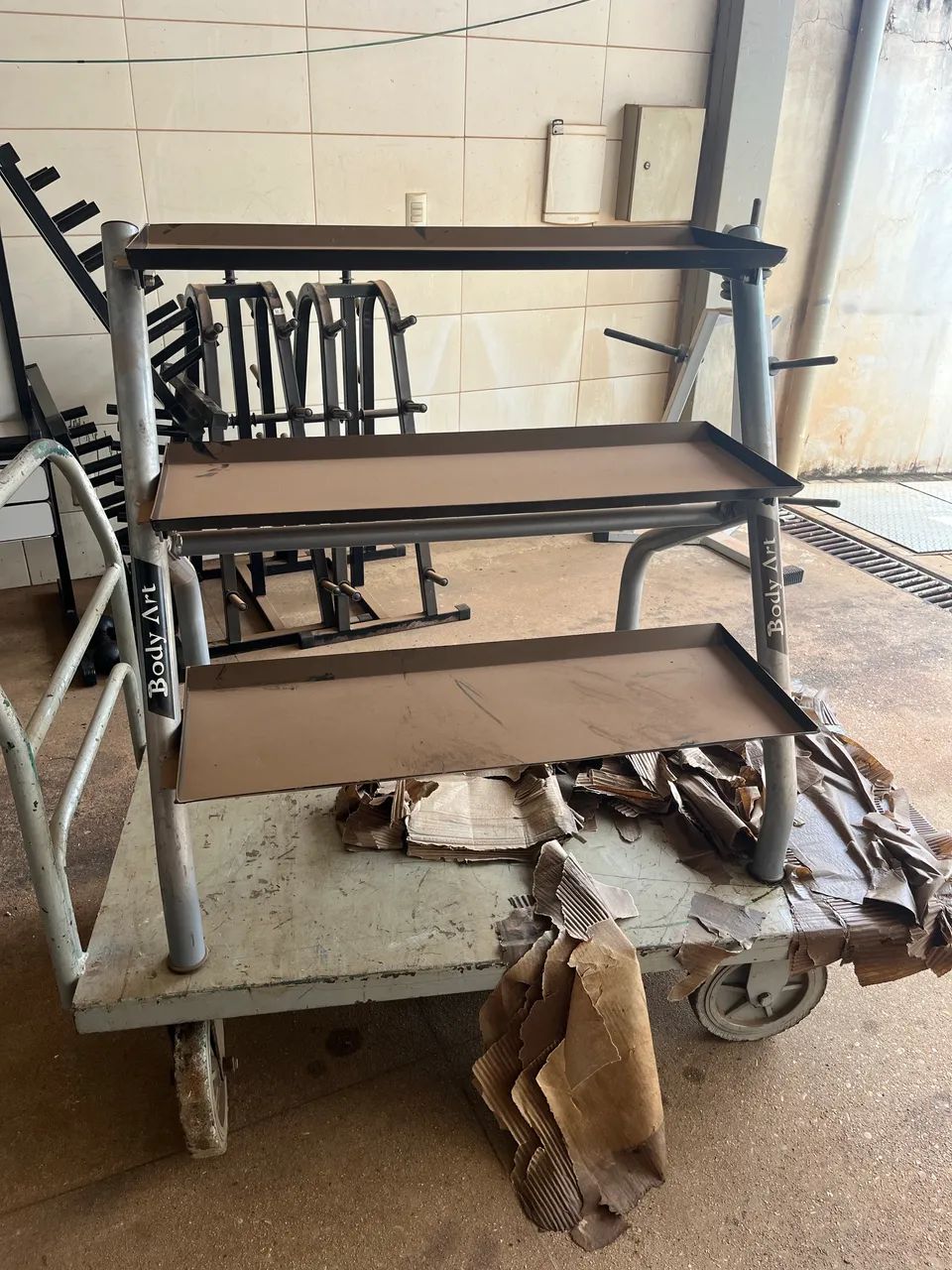 Suporte / Rack ketbell caneleira 