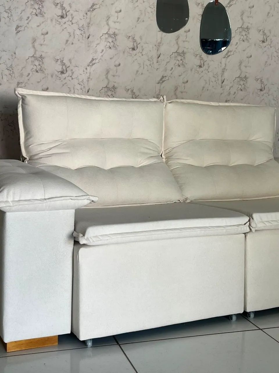 Promoção única sofá Premium retrátil e reclinável  - Foto 3