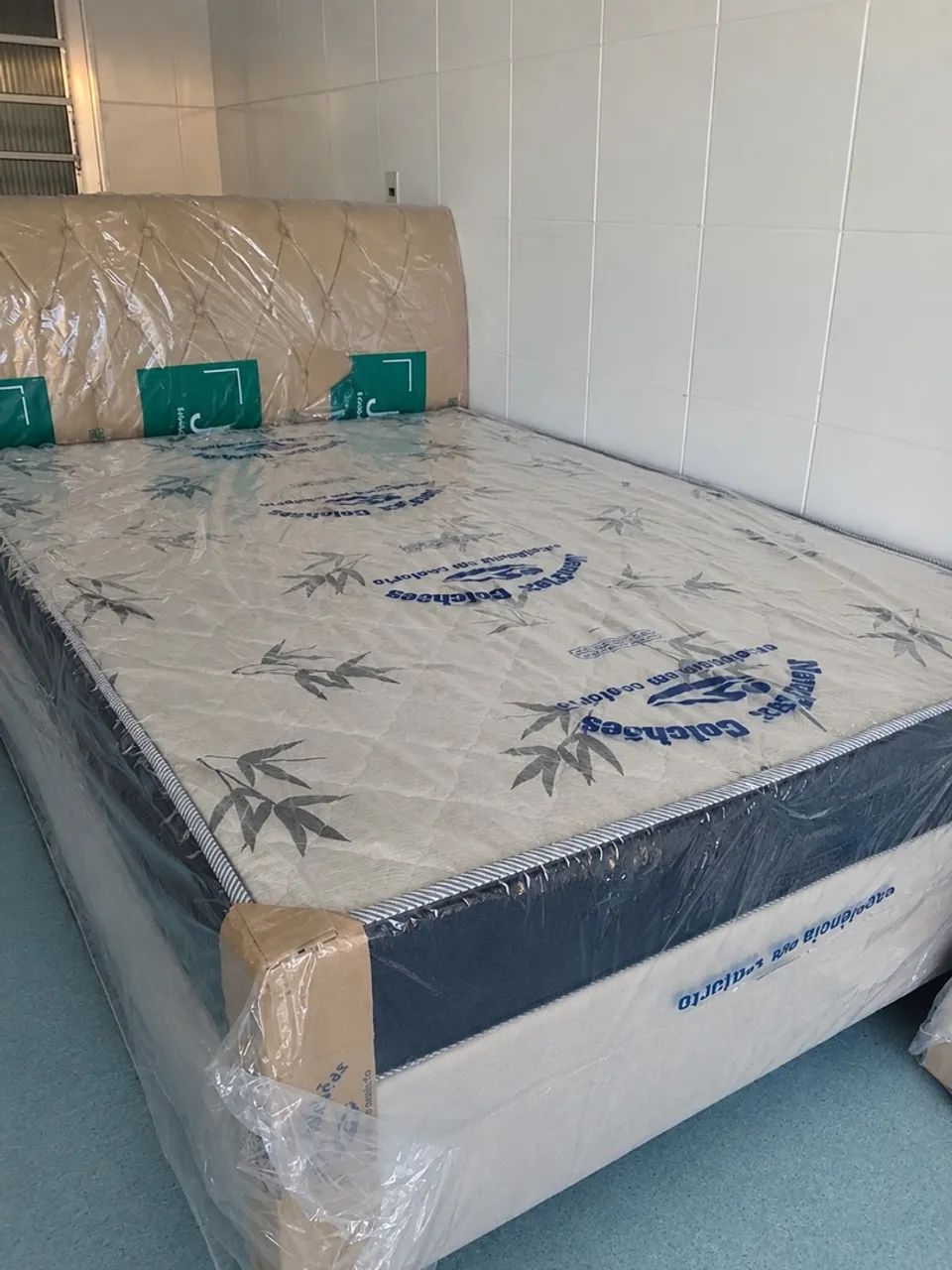 Cama Casal Box Baixa com 5cm de espuma D28 - Foto 2