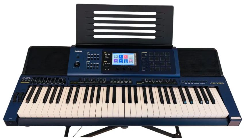 Teclado (+Suporte) CASIO MZ-X500 Arranjador 61 teclas Azul Marinho