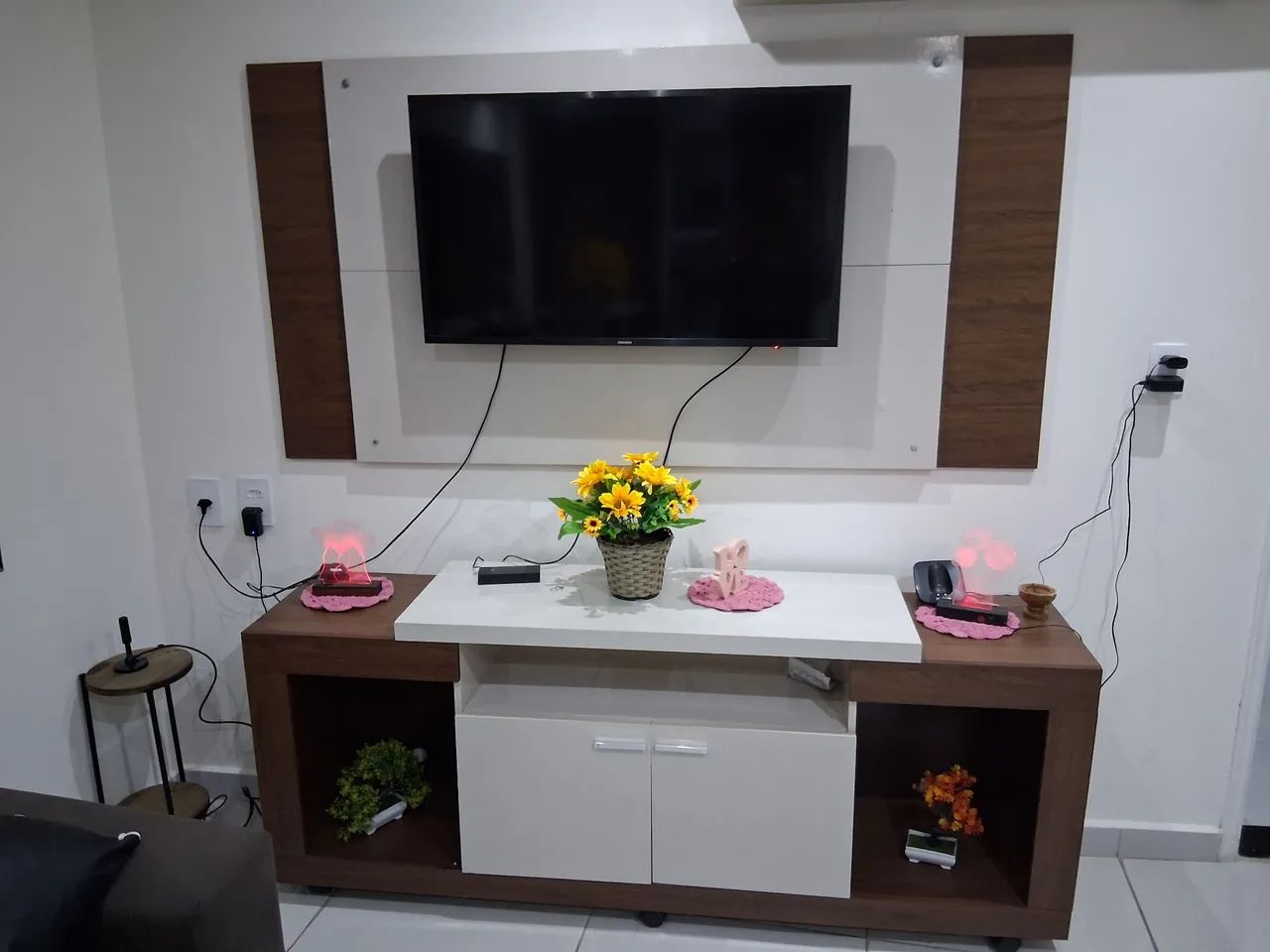 Rack sala mais painel TV de 55 polegadas - Foto 3