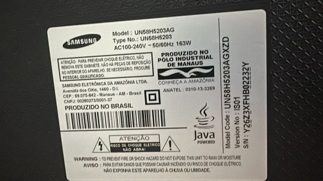 Televisão Samsung 60 Polegadas 