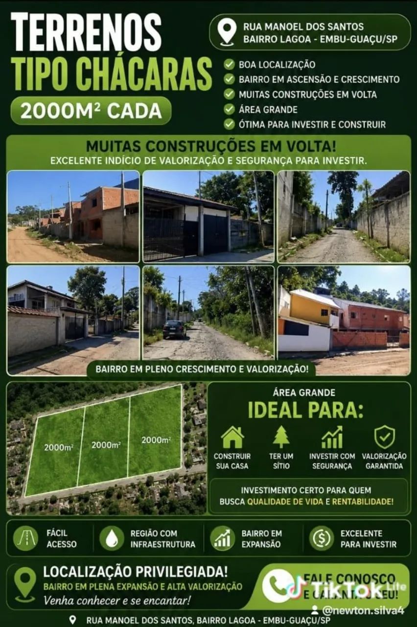 TERRENOS, LOTES E CHÁCARAS, COM ESCRITURA, A PREÇO DE OCASIÃO!...?