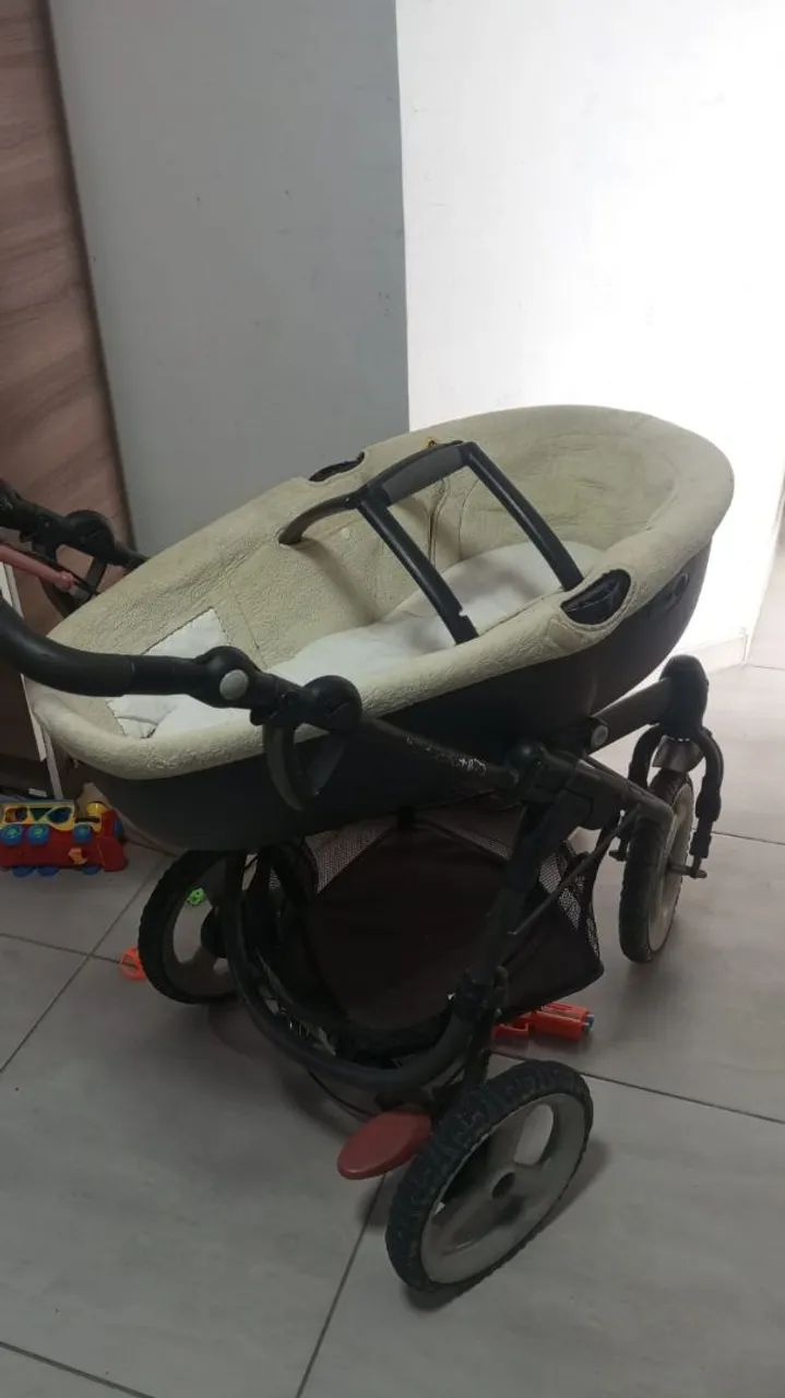 Carrinho de bebe 2 em 1 - Foto 4