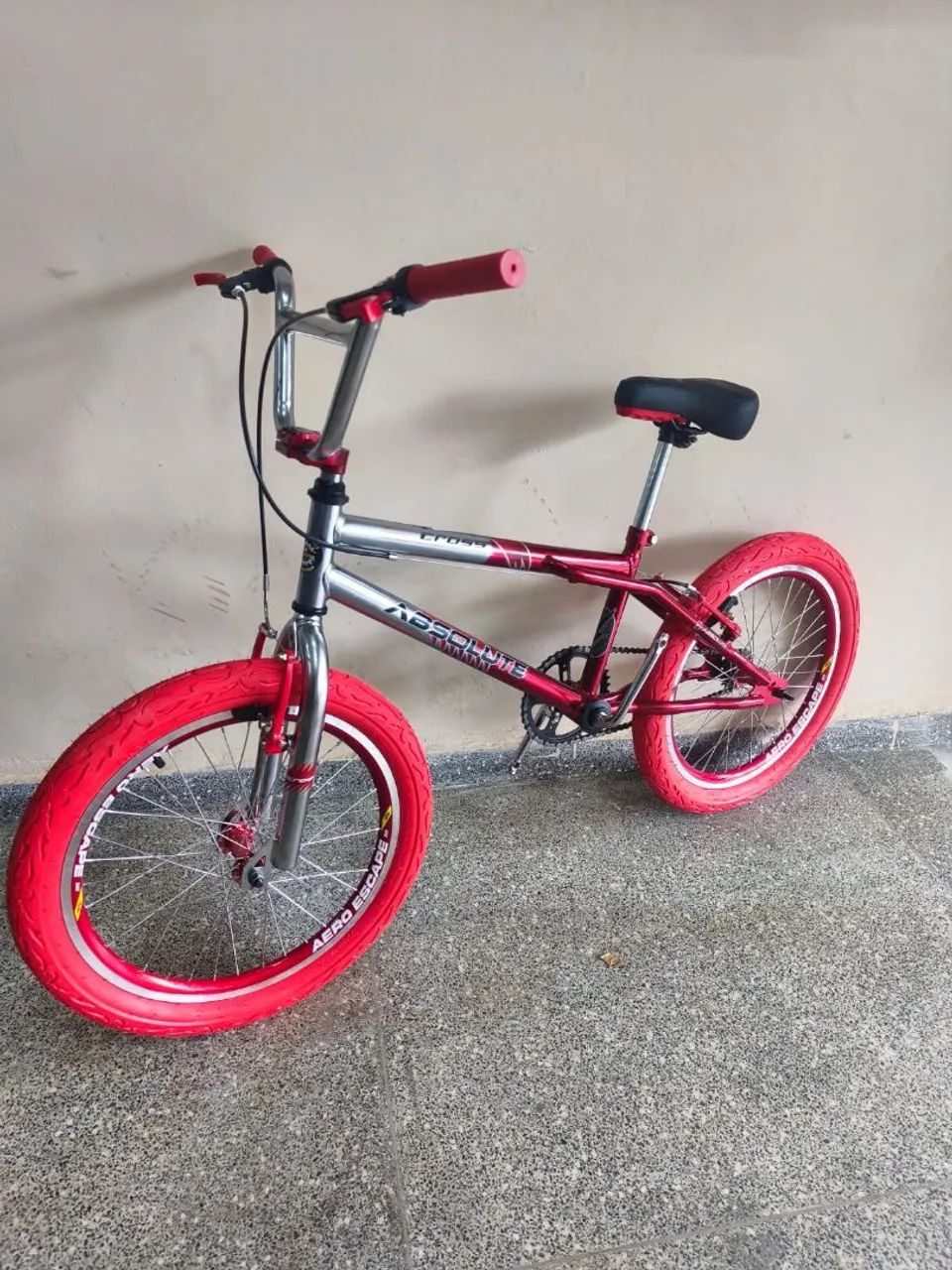 Bicicleta aro 20 Absolute Cross Vermelha 