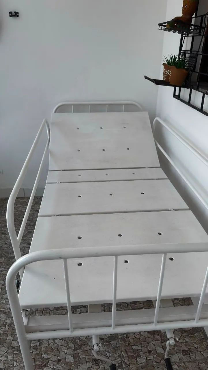 CAMA HOSPITALAR + COLCHAO PNEUMÁTICO  - Foto 5