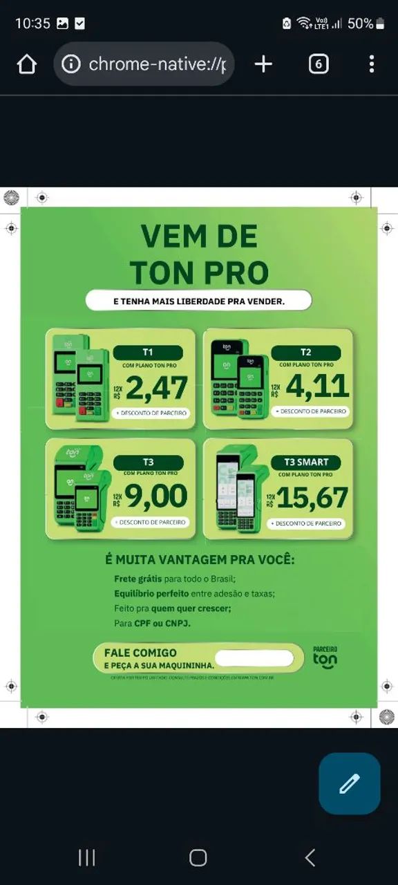 Maquininhas Ton ( Pro , super , básicas)  - Foto 2