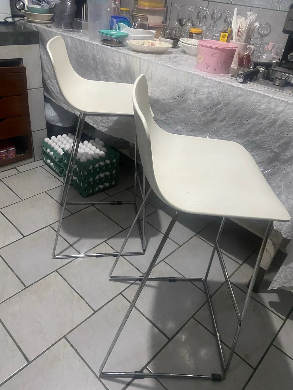 Duas banquetas lindas , novas 