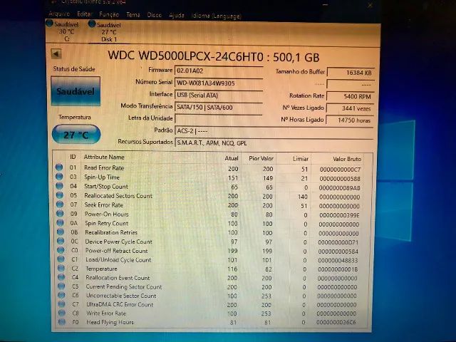 HD WD 500GB - Foto 3