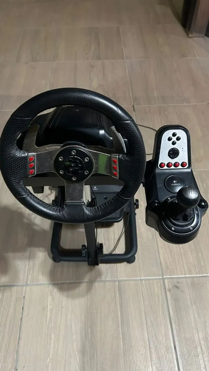 Kit Longtech com Volante G27 e cockipit 