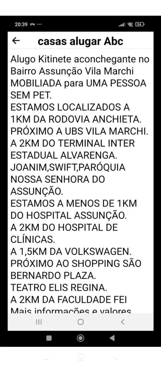 STUDIO MOBILIADO EM SÃO BERNARDO DO CAMPO PARA LOCAÇÃO  - Foto 2