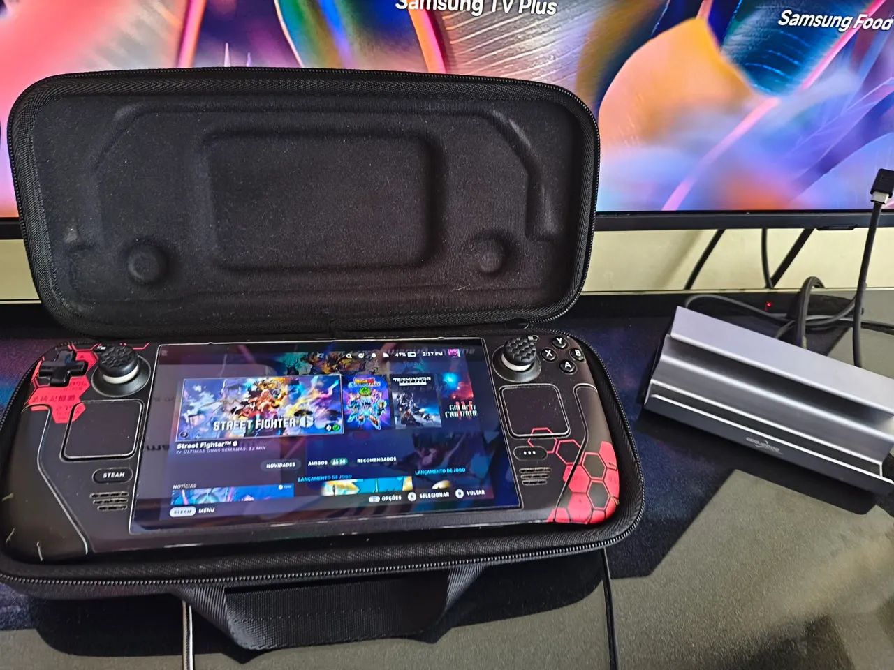Steam deck LCD 1tb + case + dock - Consoles de Vídeo Game - Sítio