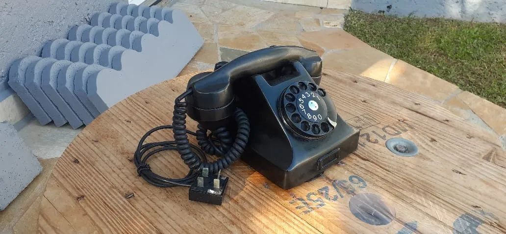 Telefone antigo de Baquelite anos 60 Ericsson a disco - Ítem de colecionador - Foto 2
