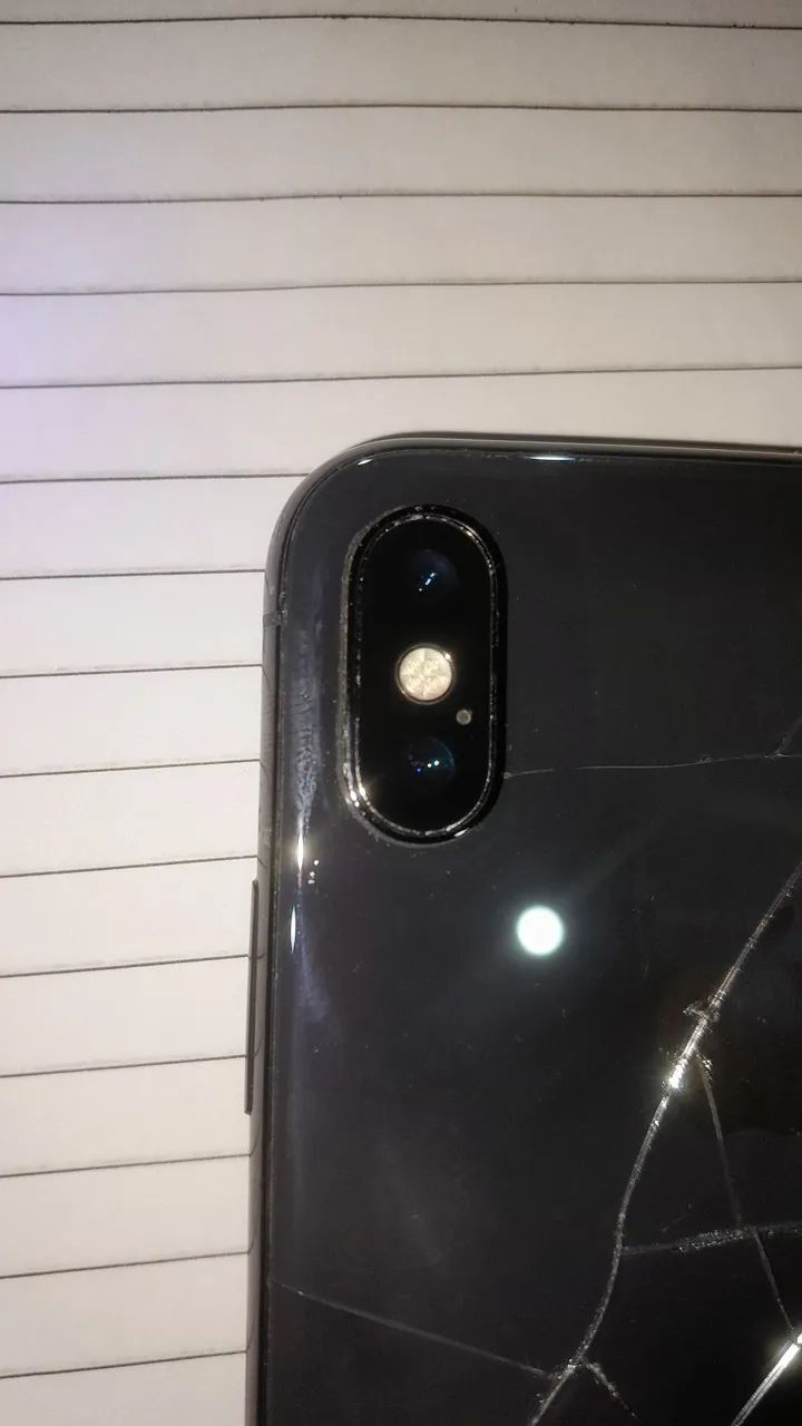 CÂMERA TRASEIRA DUPLA ORIGINAL APPLE iPHONE X 100% FUNCIONAL  - Foto 5