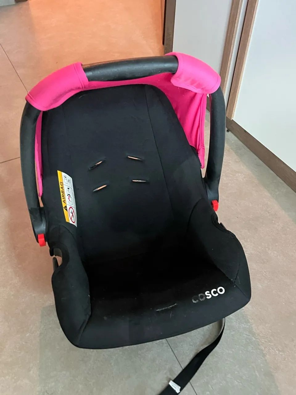 Mini berço, bebê conforto e Dossel com mosquiteiro  - Foto 5