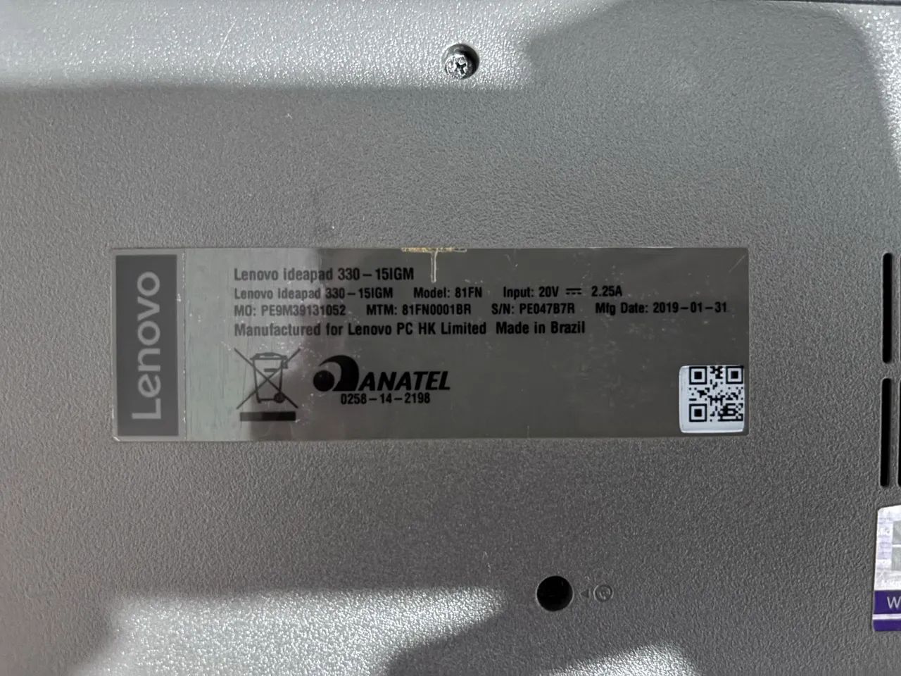 Notebook Lenovo - Retirar Peças  - Foto 4
