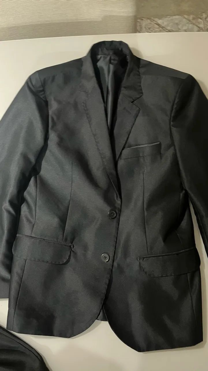 Terno Slim preto MÁXIMA QUALIDADE - Foto 2
