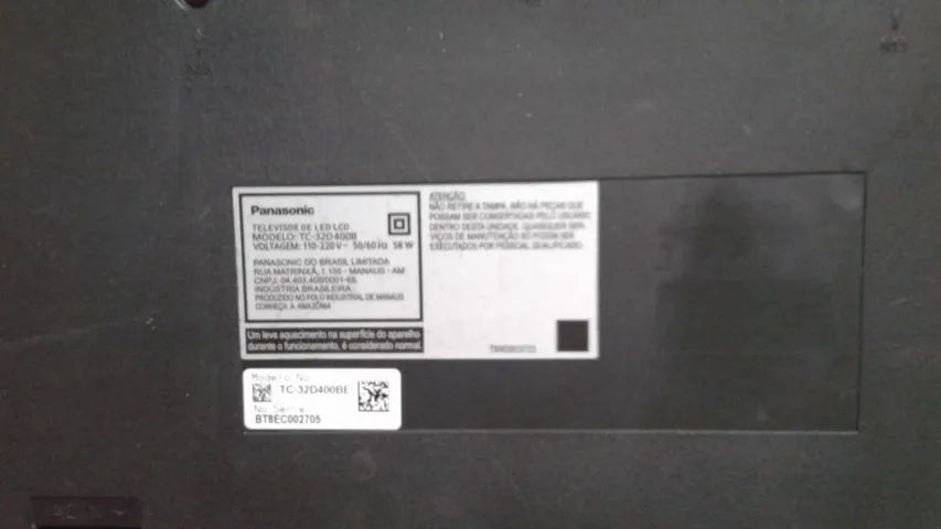 TV Panasonic de 32 polegadas LED não smart - Foto 4