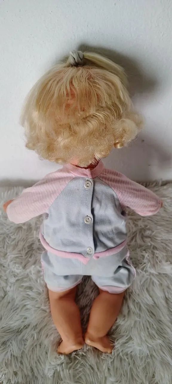 Boneca antiga risadinha da estrela   - Foto 3