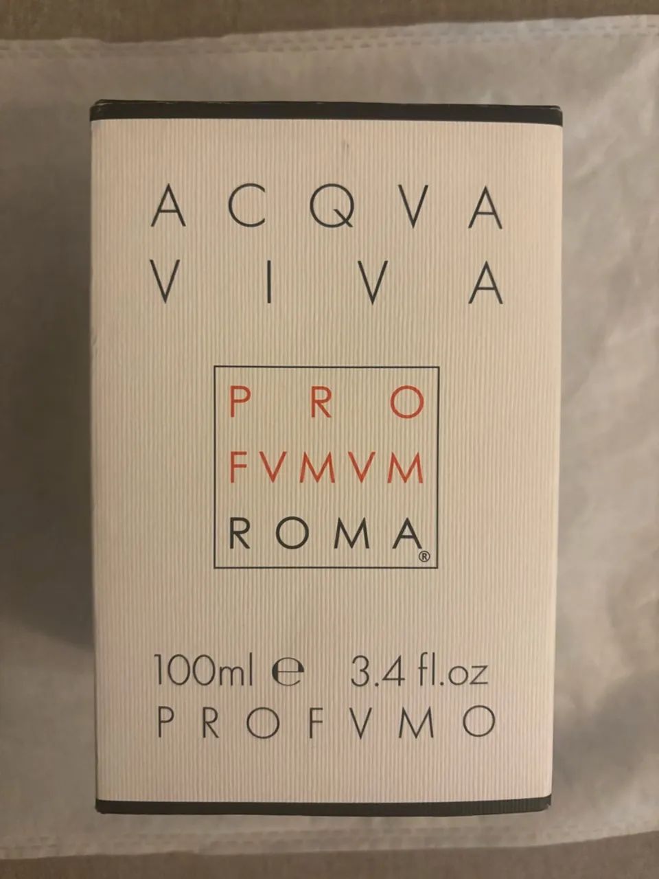 ACQVA VIVA - PROFVMVM ROMA