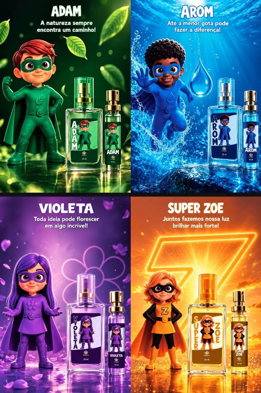 Perfume Infantil Adam Arom Violeta Super Zoe - Foto 2