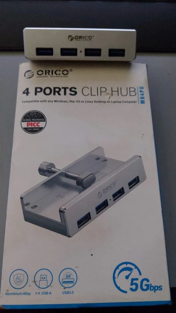 Hub USB 3.0 Orico mh4pu 5gbps - Foto 2