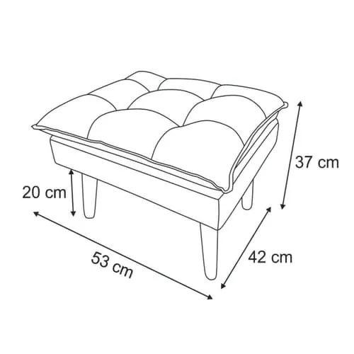 Poltrona de Amamentação Clarice Giro Balanço  - Foto 4