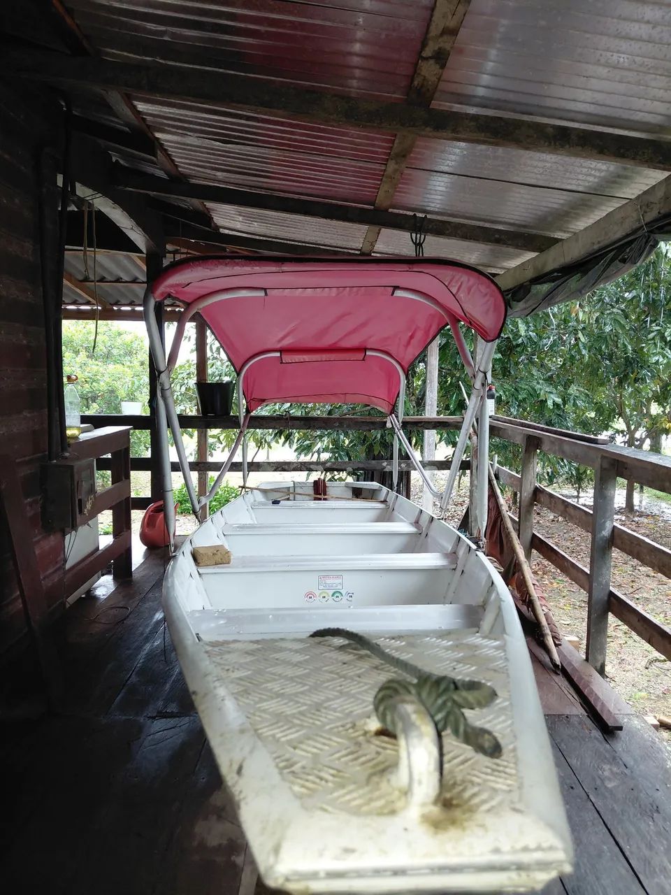 Vendo canoa de aluminio 