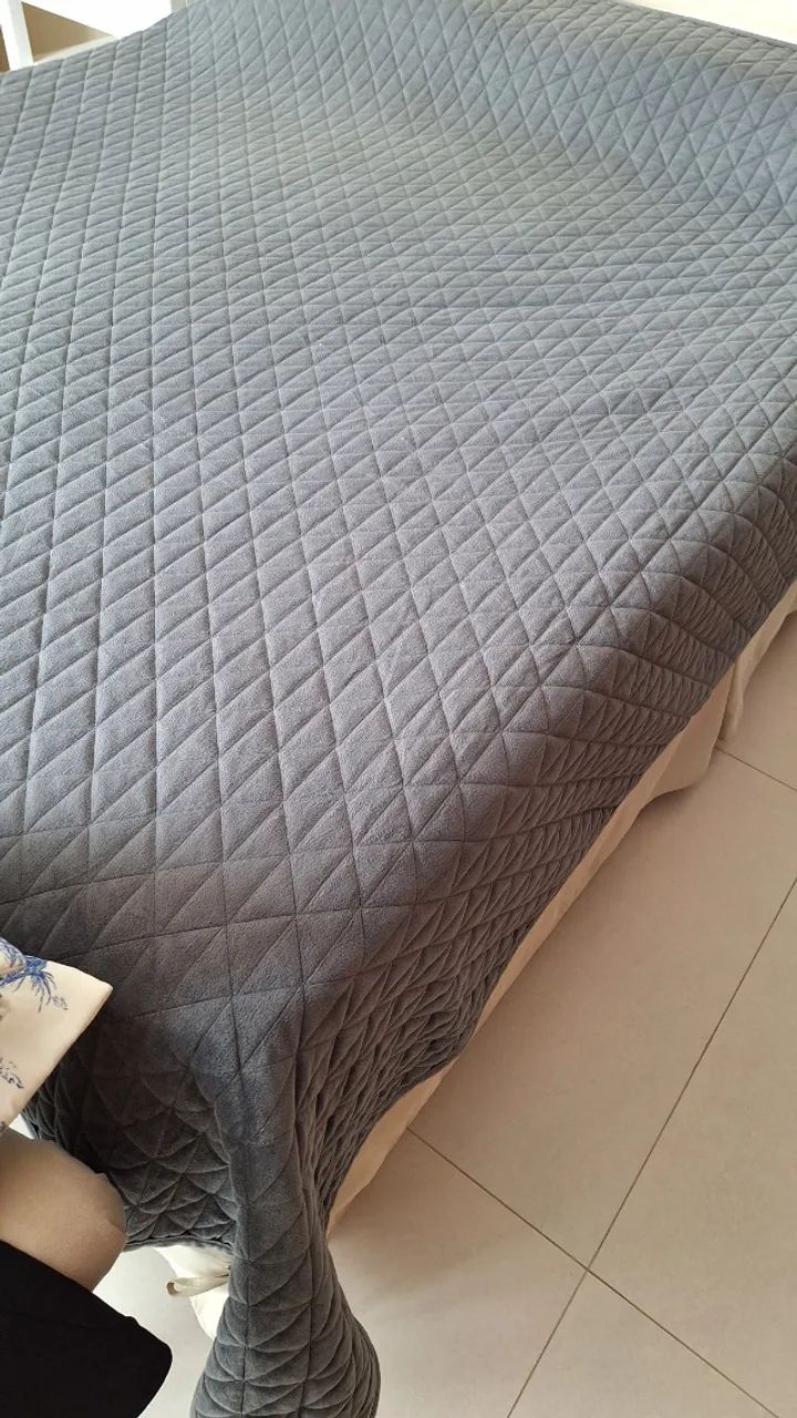 Colcha veludinho Tok&Stok